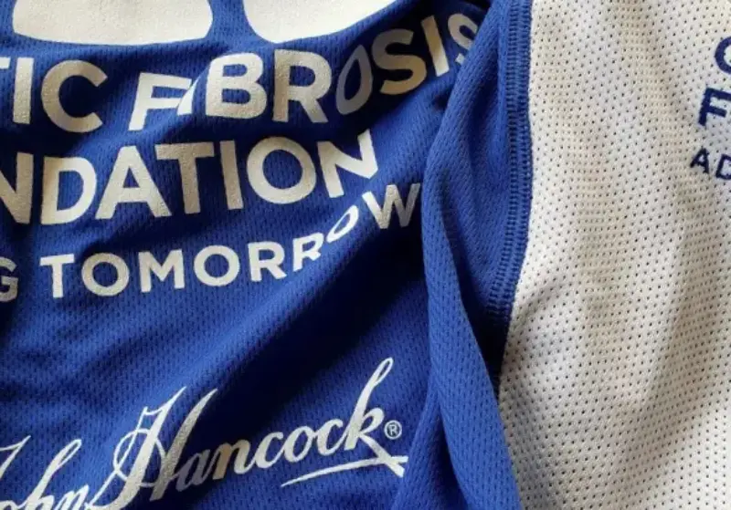 Cystic Fibrosis Charity Team Shirts