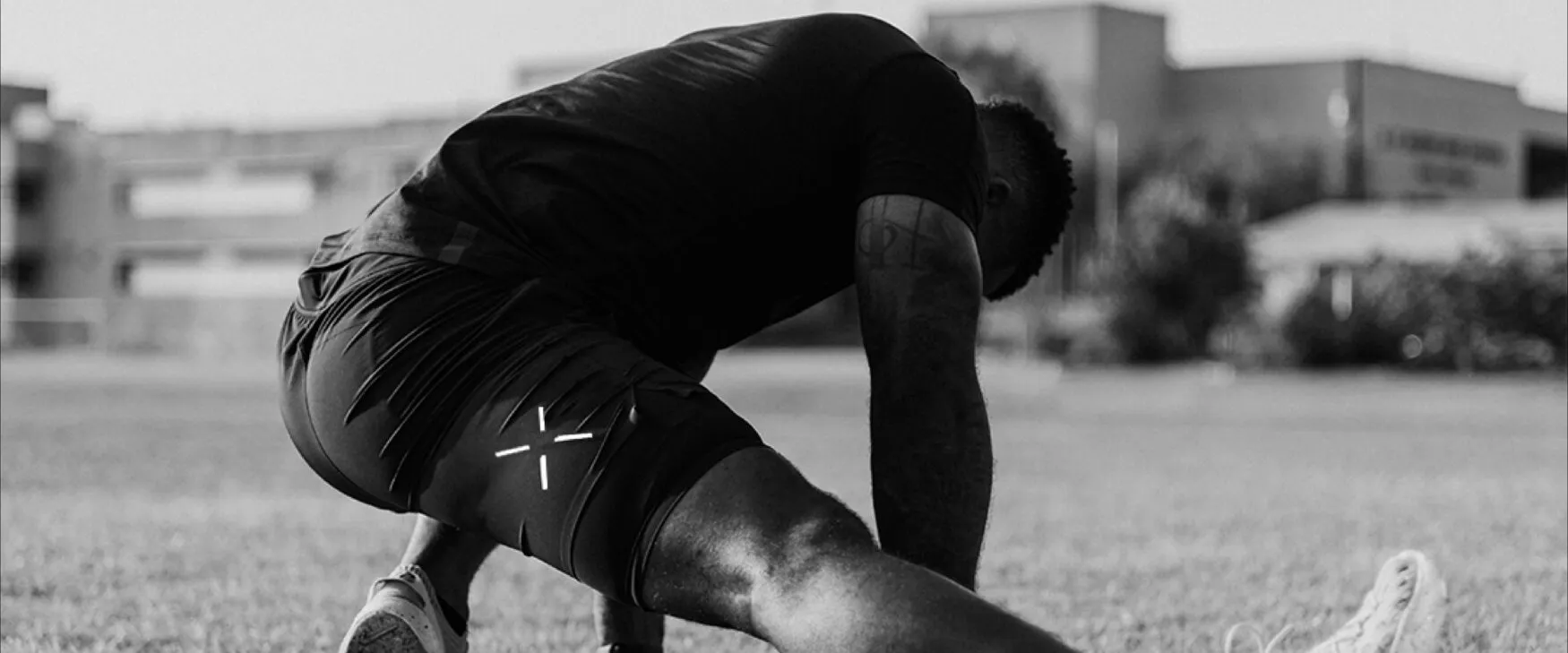 Ten Thousand Shorts Man Stretching