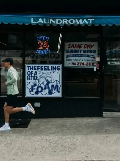 man running in hurricane 24 shoes