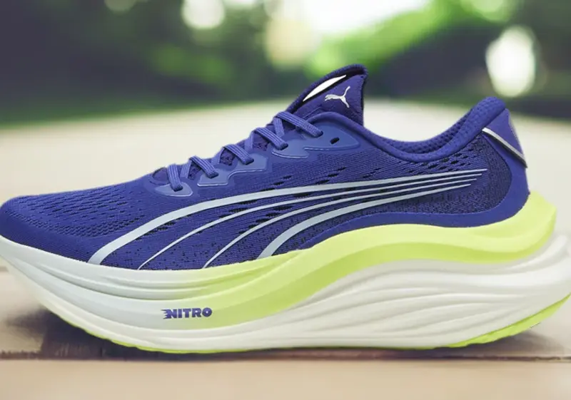 Puma magmax nitro on sidewalk