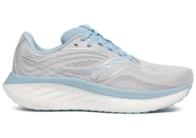 Saucony Ride 18 Women's in CloudDream on a white background