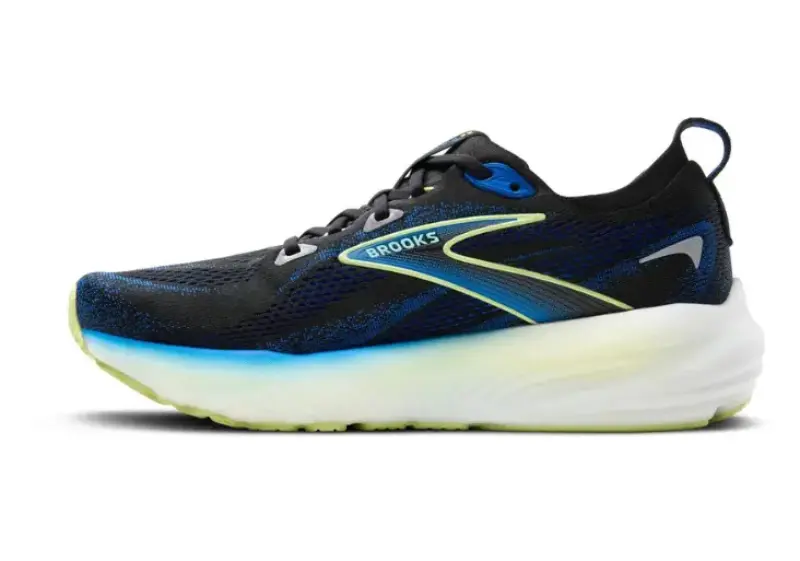 Men's Brooks Glycerin 22 Black/Cobalt/Neo Yellow