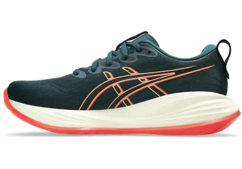 Men's Asics Gel-Cumulus 27 Saxon GreenCoral Reef