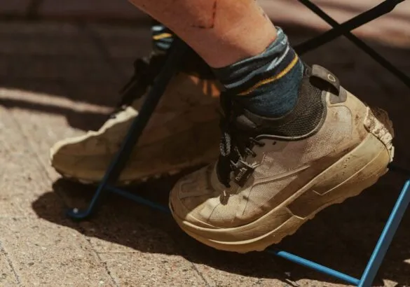Norda 055 Trail Shoe on foot