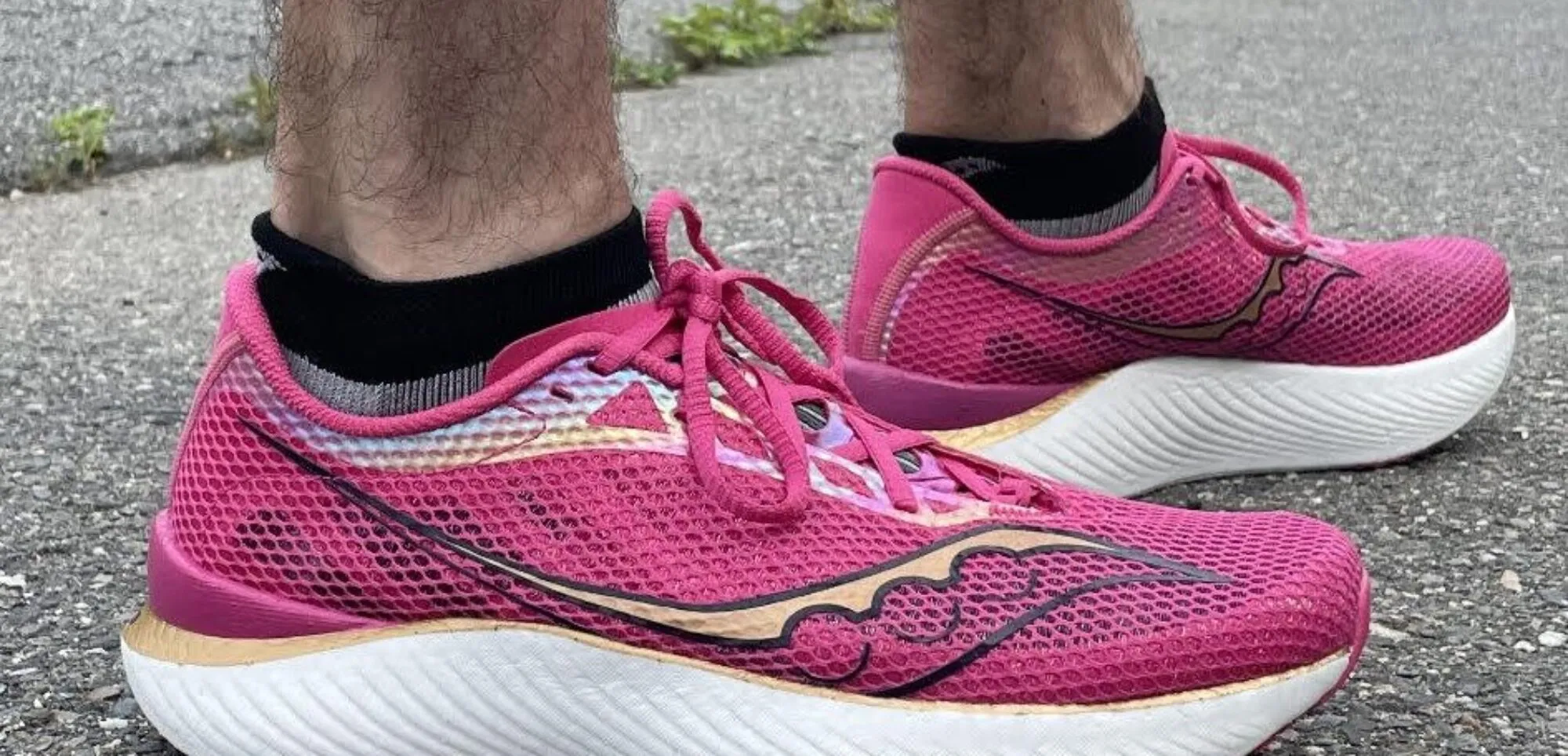 Saucony Endorphin Pro 3 Shoes Men\'s 7.5 Pink Low Top Athletic Running Sneakers Saucony Endorphin Pro 3 Shoes Men main image 2